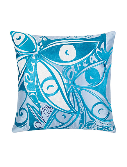 Blissliving Home Humanity Dream Embroidered Pillow